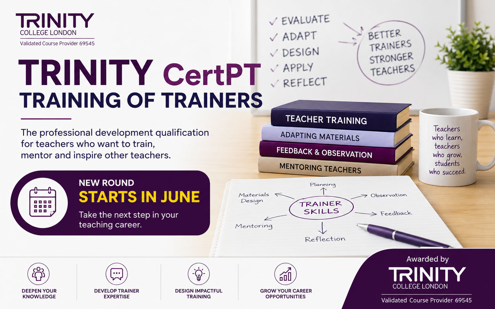 Trinity CertPT Training of Trainers: The New Round Starts in June